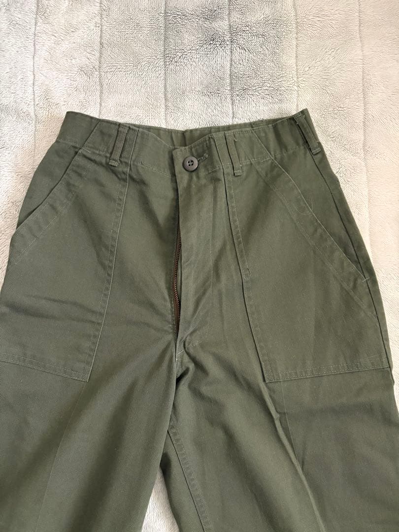 70's US ARMY 実物og507 ミリタリー ベイカーパンツ 28×31