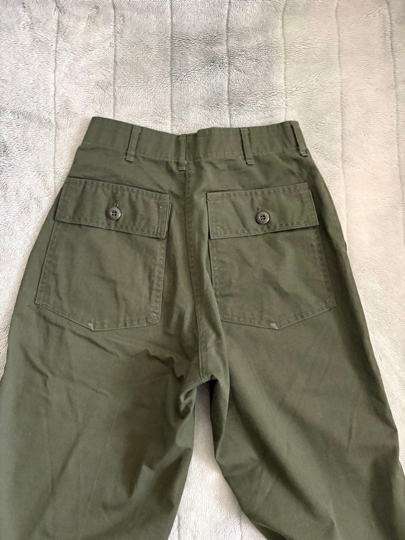 70's US ARMY 実物og507 ミリタリー ベイカーパンツ 28×31