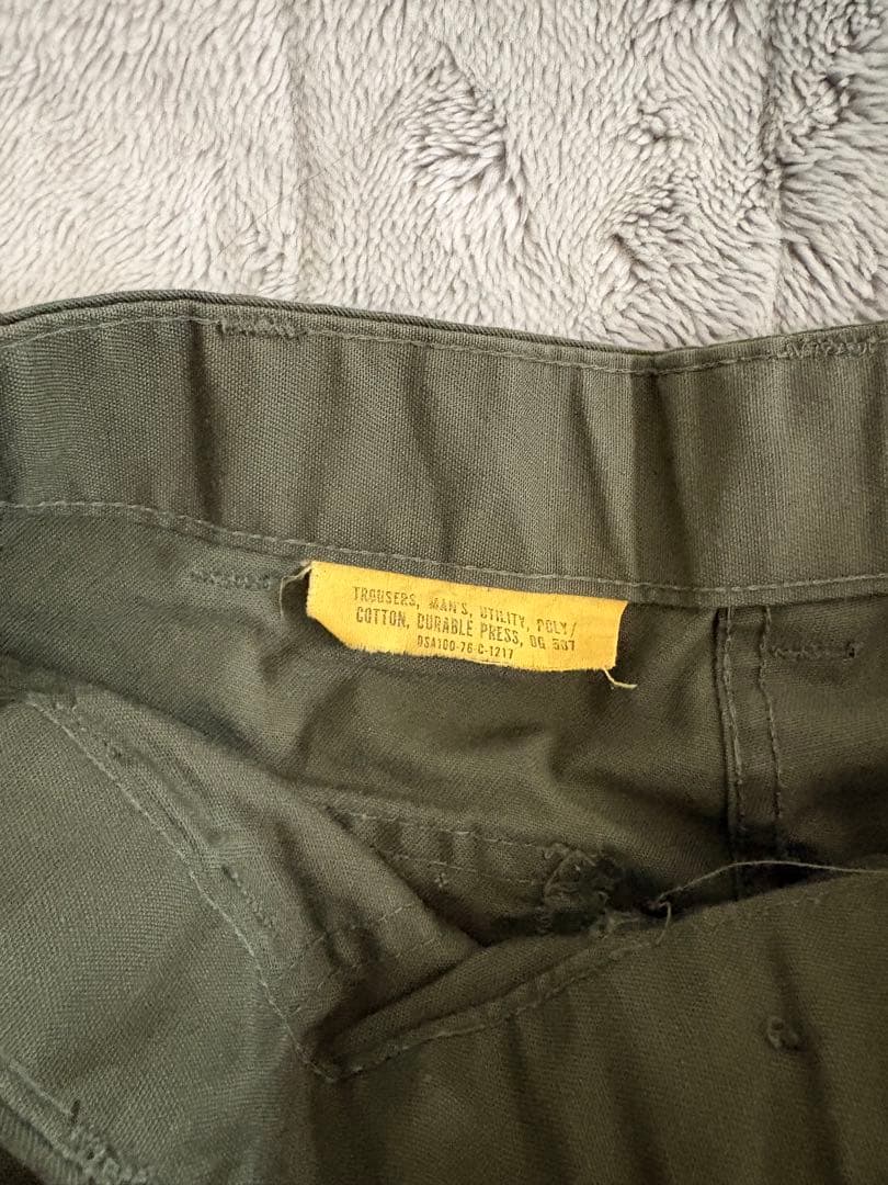 70's US ARMY 実物og507 ミリタリー ベイカーパンツ 28×31