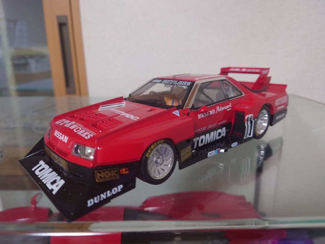d*7様 トミカ　エブロ1/24スカイラインRSスーパーシルエットジャンク品