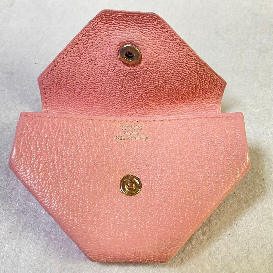 正規品☆エルメス ルヴァンキャトル ケース 　小銭 クリームピンク系