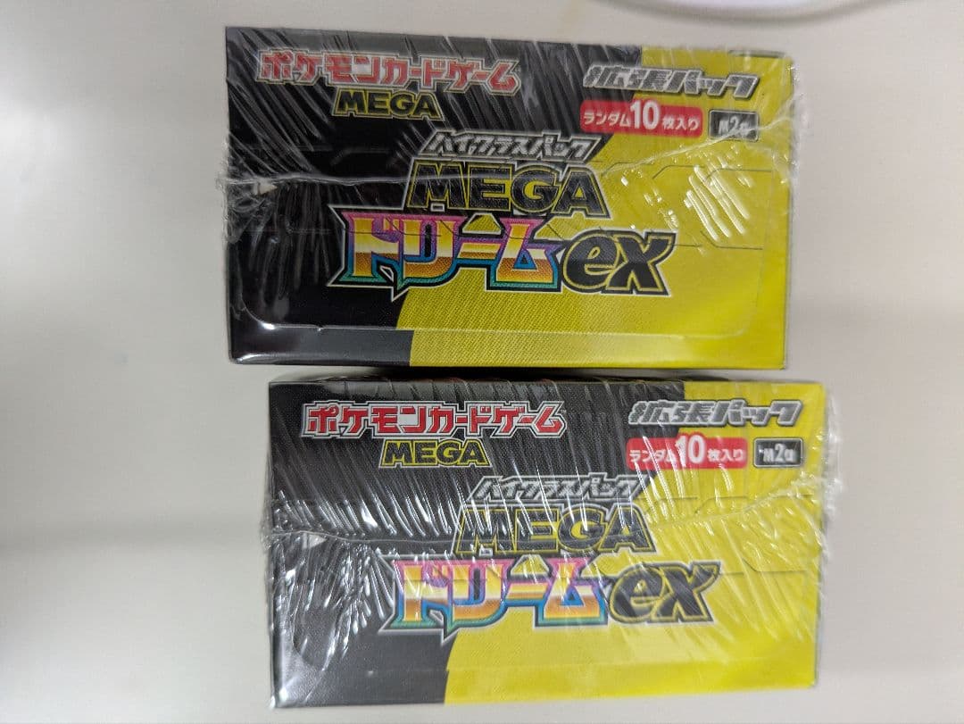 ポケモンカードゲーム メガドリームEX 　シュリンク付き2box