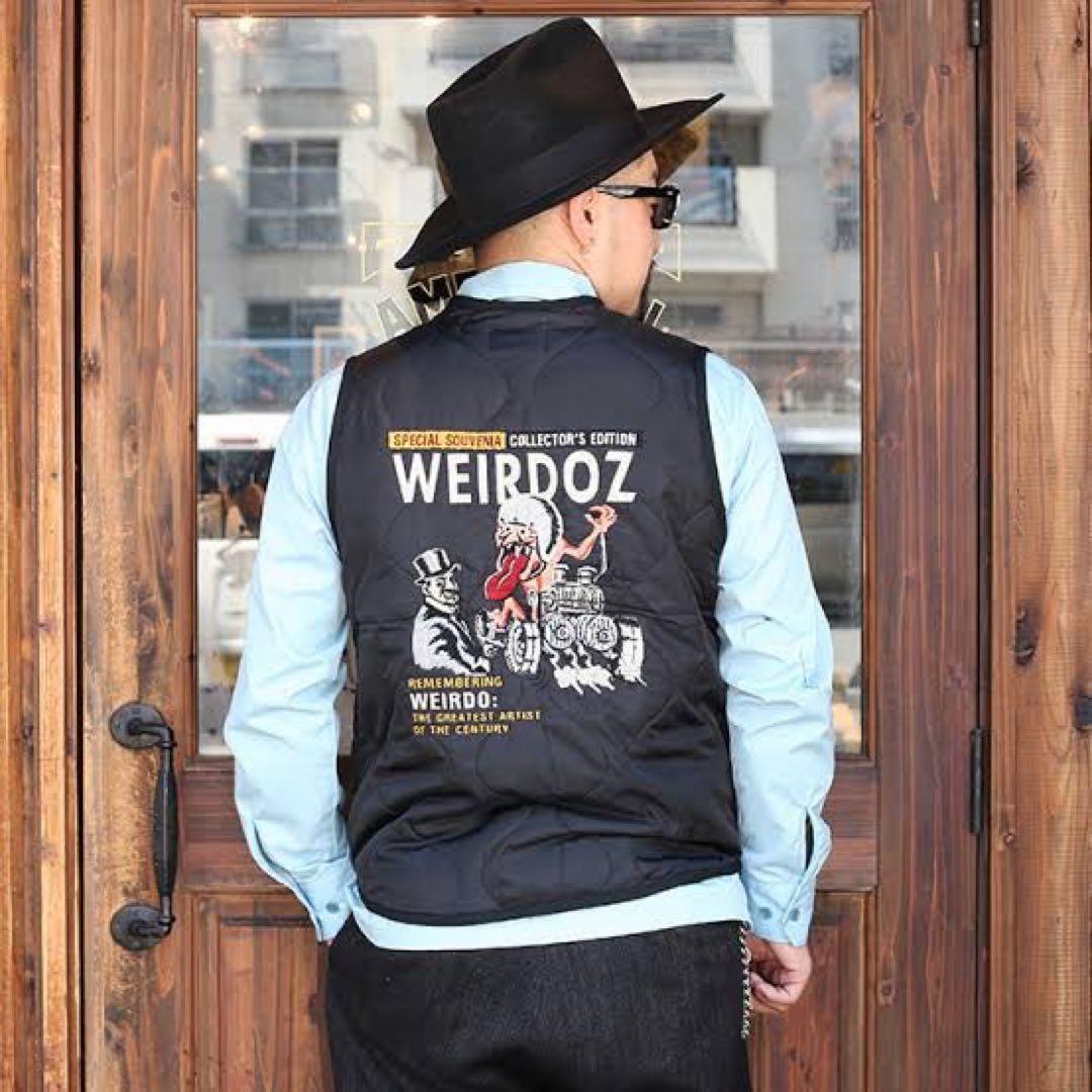 【XL】weirdo スーベニア中綿キルティングベスト　ベトジャン