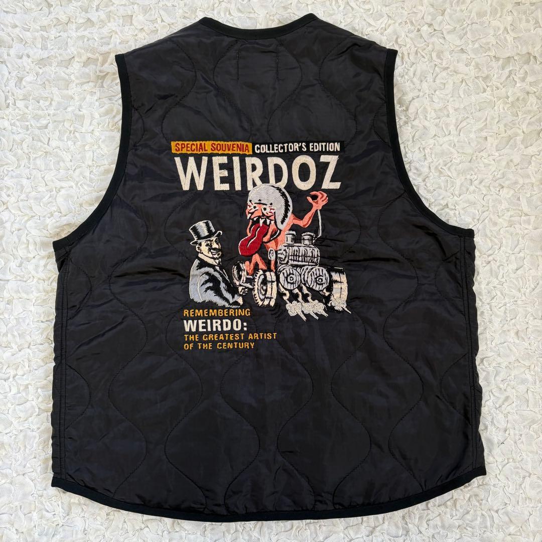 【XL】weirdo スーベニア中綿キルティングベスト　ベトジャン