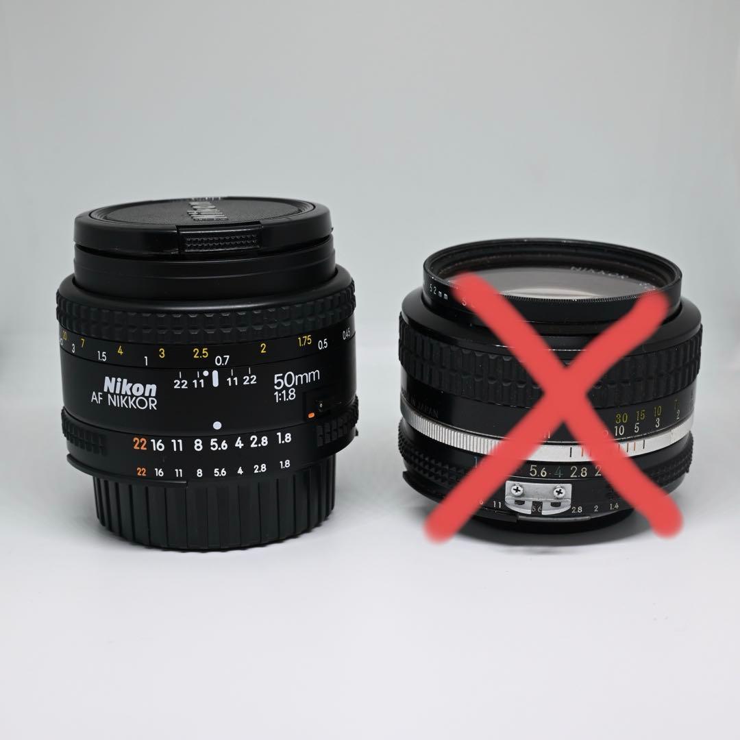 Nikon AF NIKKOR 50mm f1.8 単焦点レンズ Fマウント