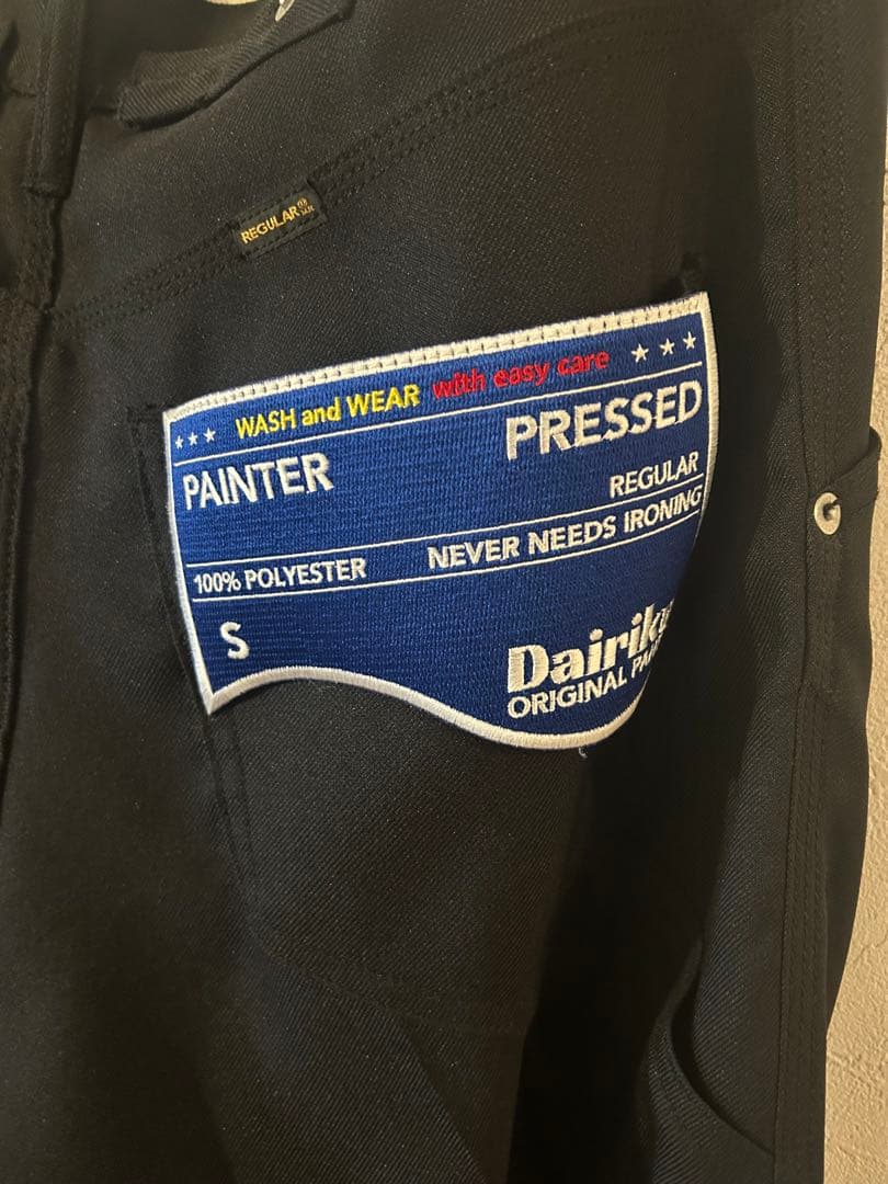 DAIRIKU ブラック ペインターパンツ