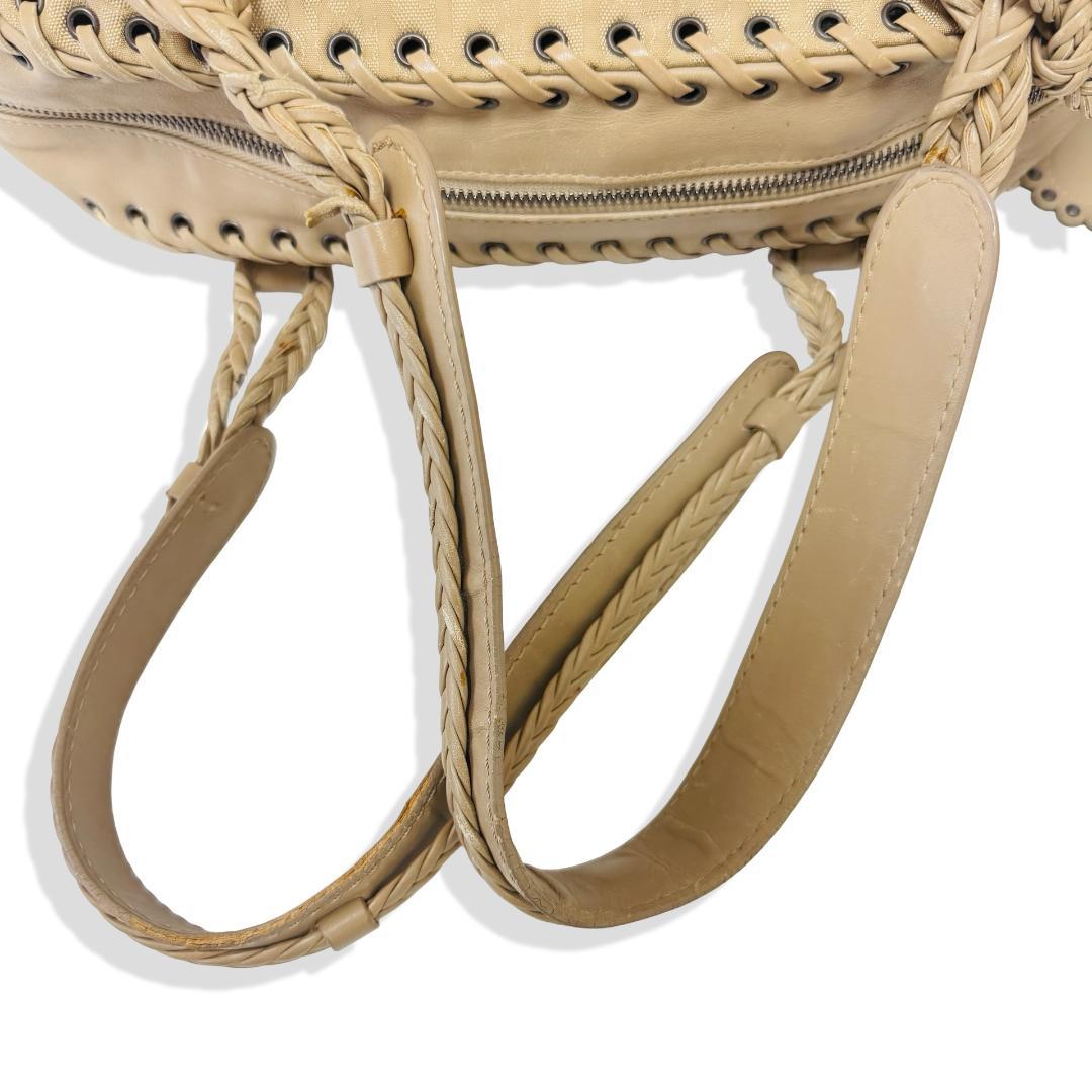 ディオール　トロッター　ハンドバック　 ハート型アクセサリー　ベージュ　男女兼用