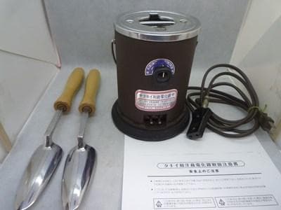 美品　タキイ和裁電化鏝　和裁コテ　和裁こて　タキイ製　鏝２本付