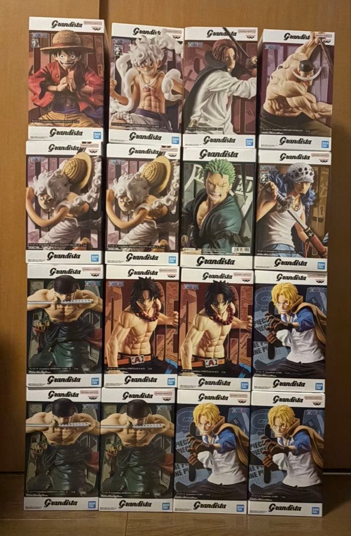 ワンピース Grandista プライズフィギュア 16体 まとめ売り