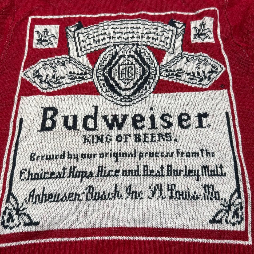SIGNET Budweiser ニット 70s USA製 ジャカード織り