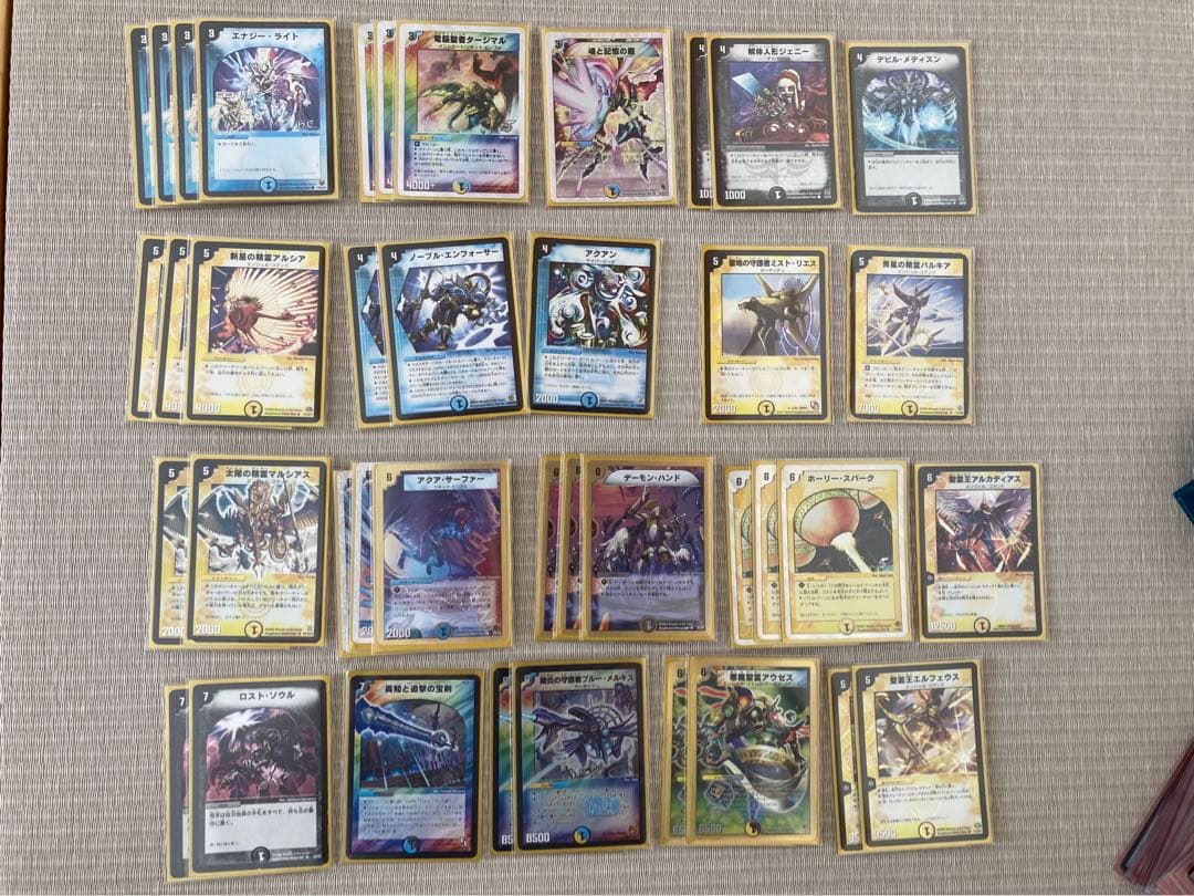 デュエマクラシック05旧枠統一 デッキ8種セット　引退品