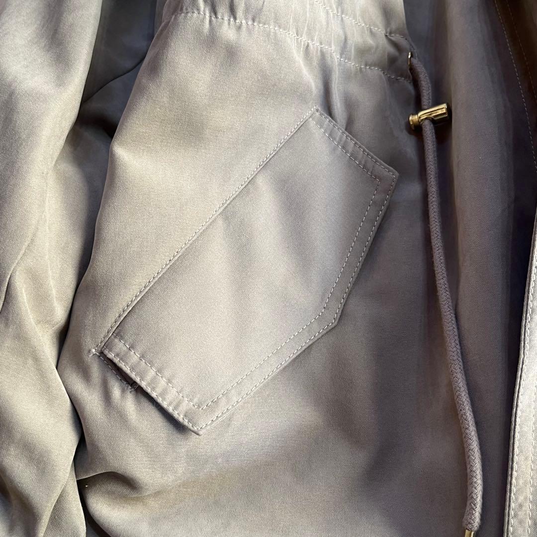 新品✨️メドック 2wayファーフーデッドモッズアウター ロングコート M