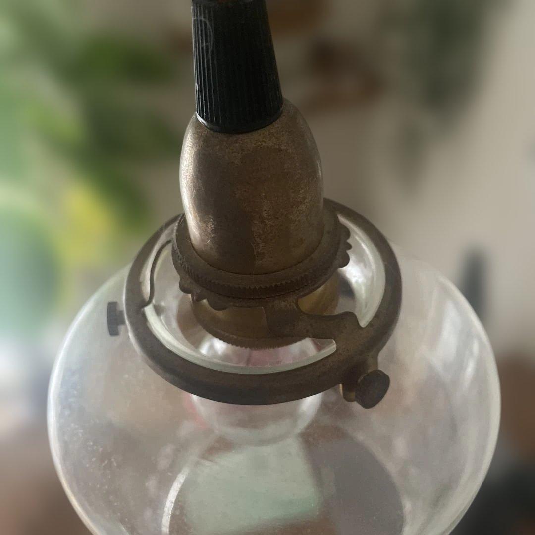 クリアガラス ペンダントライト 2灯