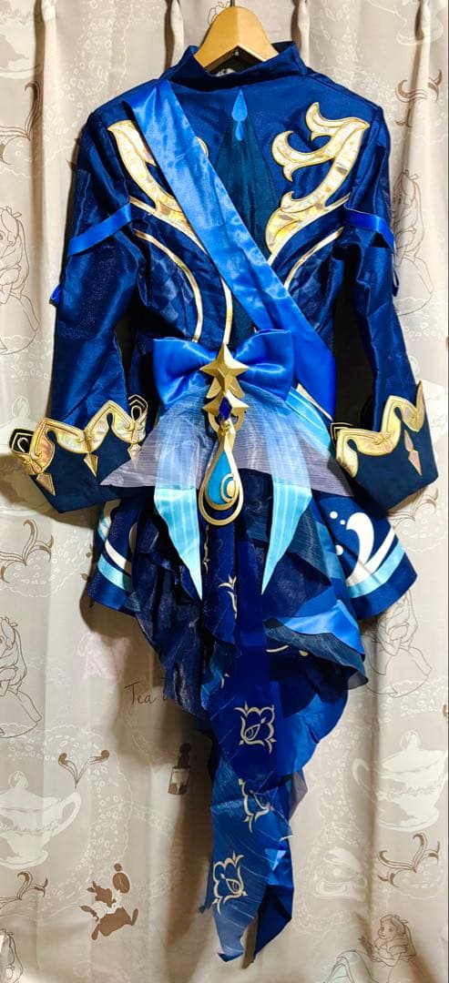 原神 フリーナ Furina 芙宁娜 ウーシア 黒 衣装 ウィッグ 靴 コスプレ