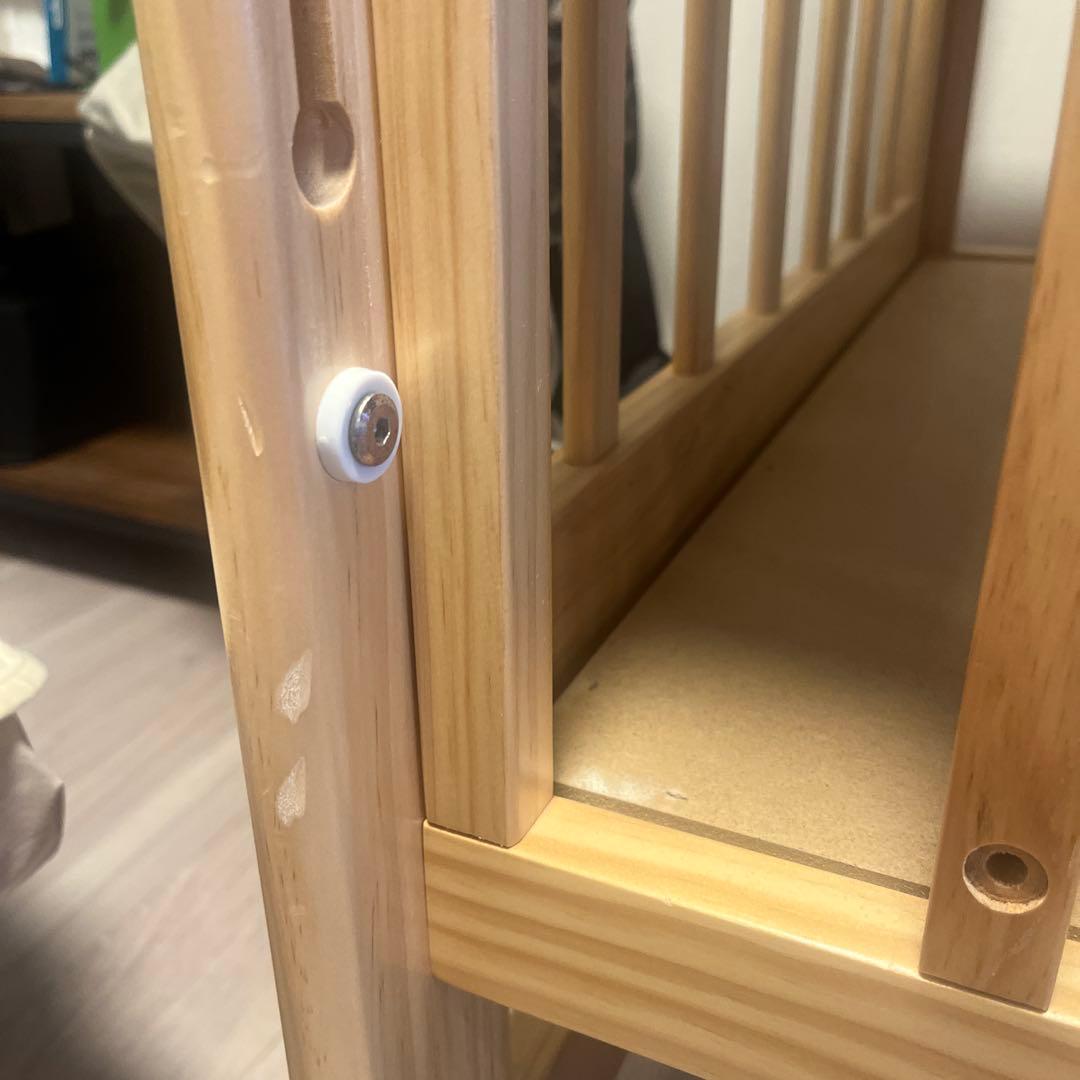 ぐりーんさん専用【KATOJI 】ベビーベッド ハイシート カトージ ナチュラル