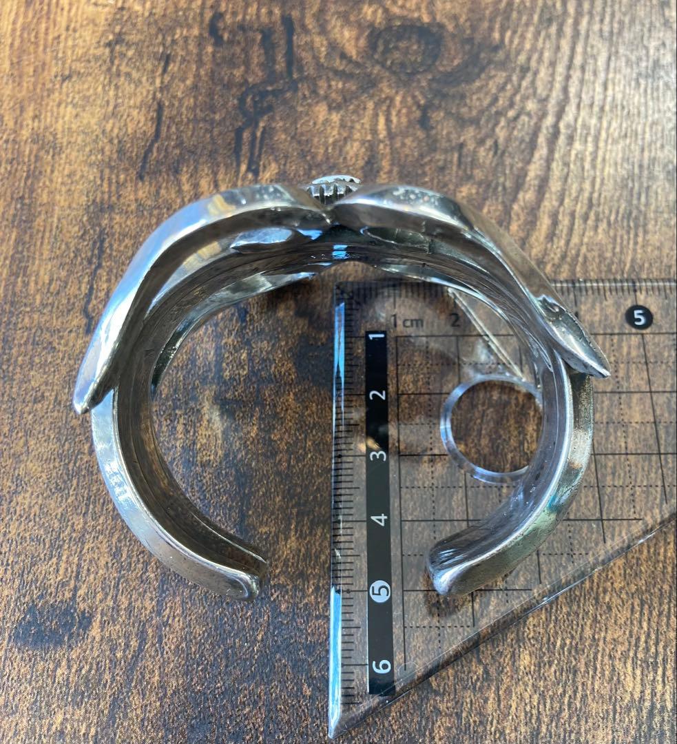 専用　ビッグハンド　big hand　バングル　ホワイトバッファロー