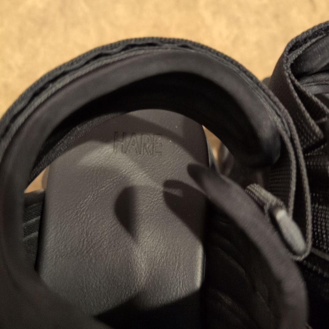 ビルディングソールサンダル ブラック