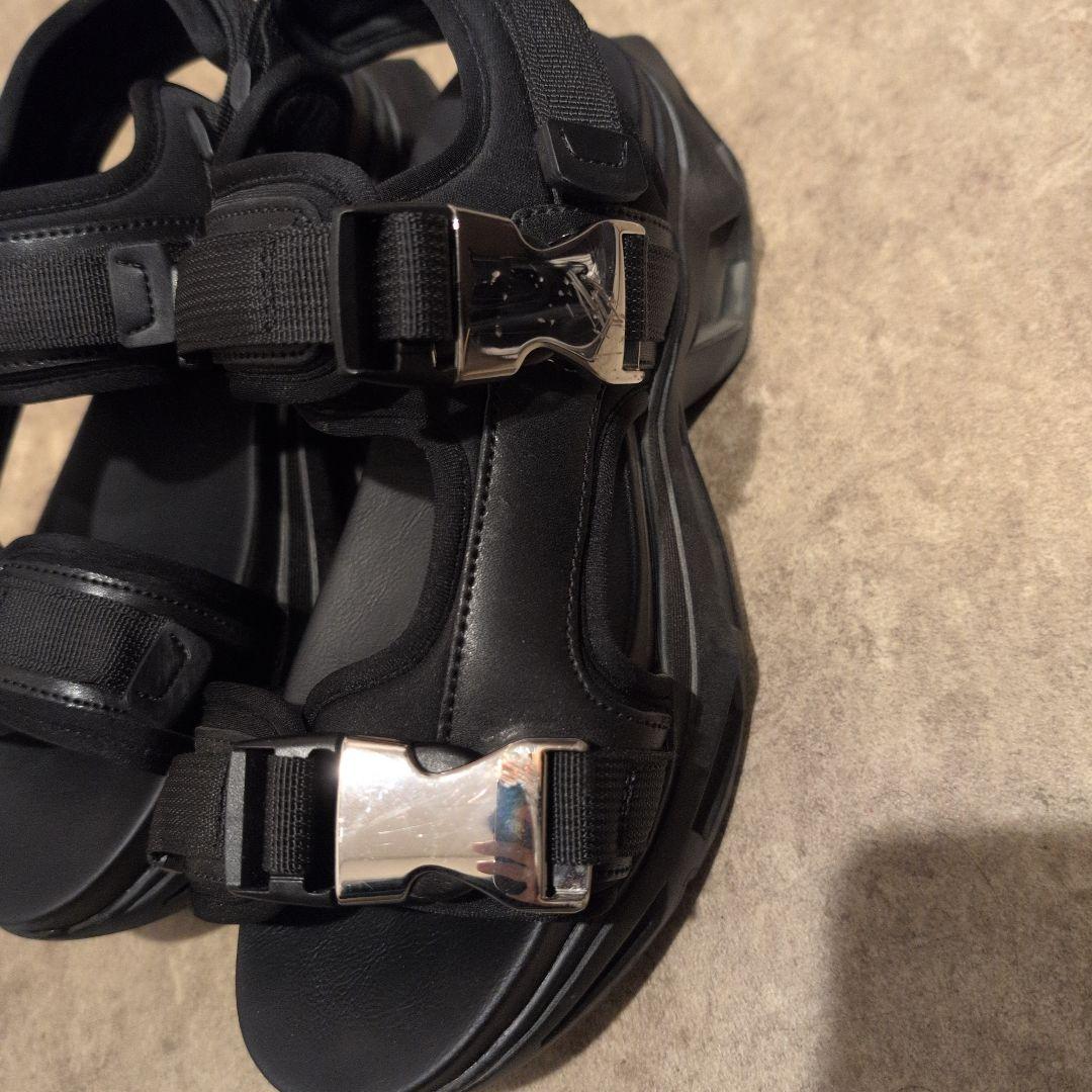 ビルディングソールサンダル ブラック