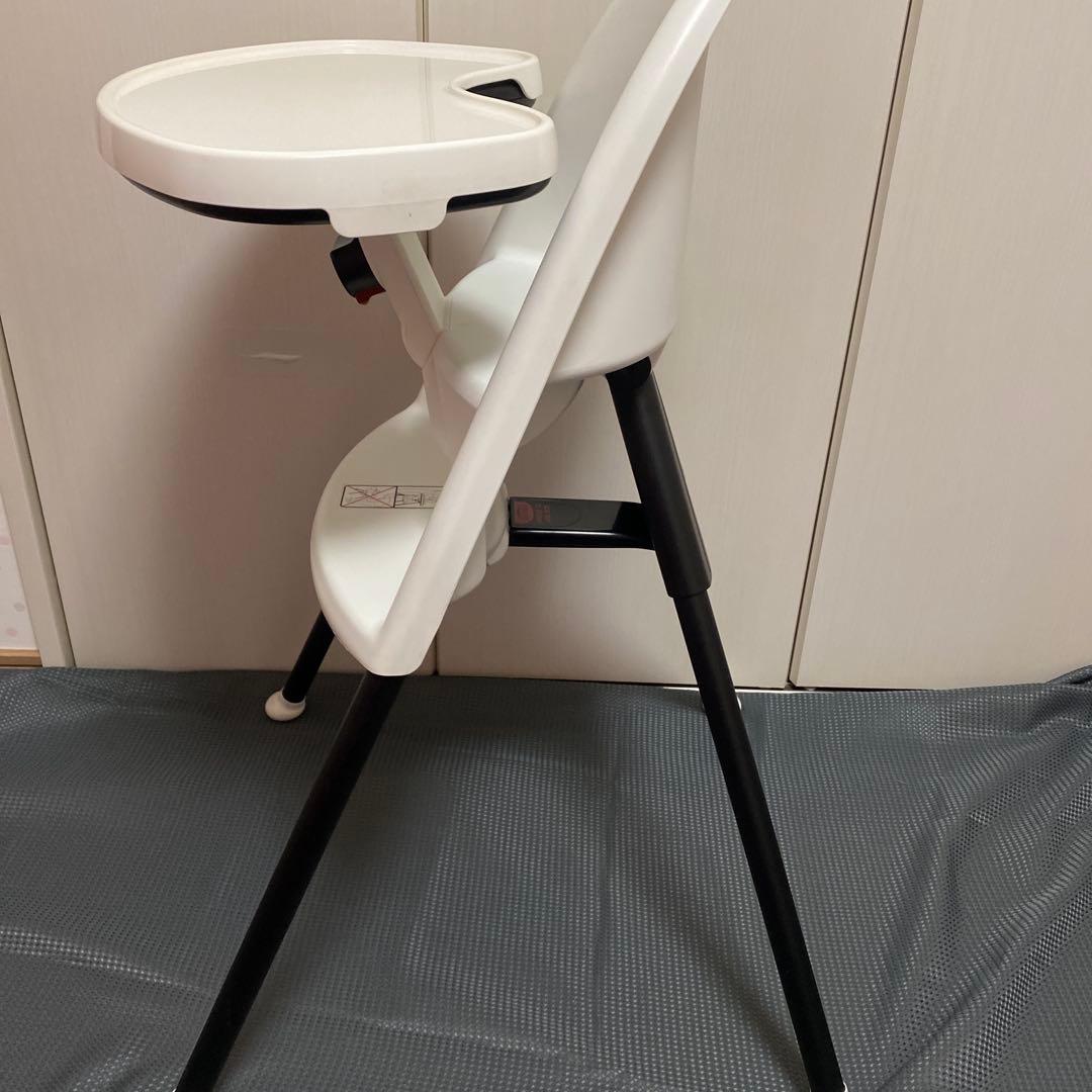 【美品・廃盤】Baby Bjorn 折りたたみ ベビーチェア ホワイト
