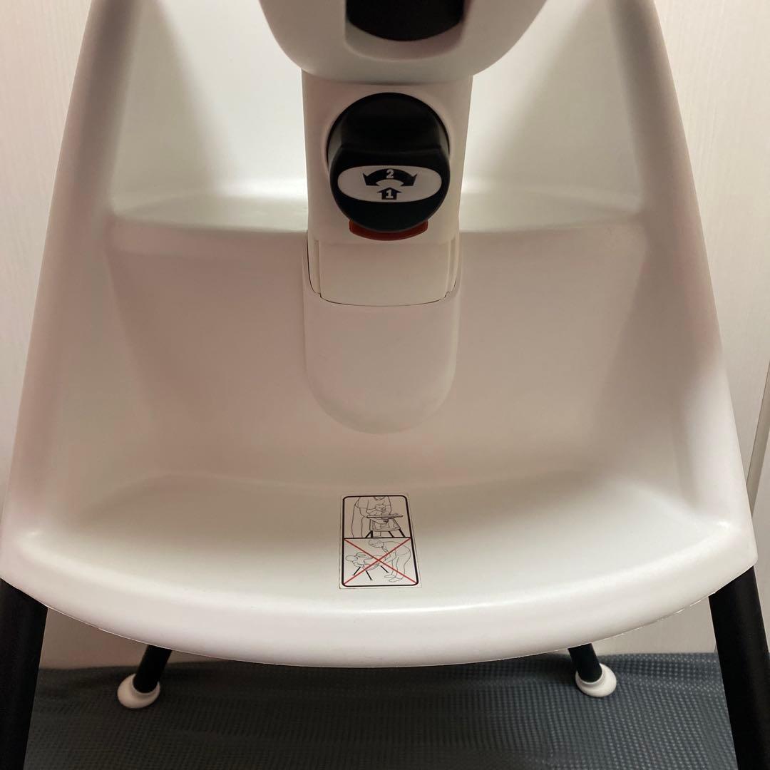 【美品・廃盤】Baby Bjorn 折りたたみ ベビーチェア ホワイト