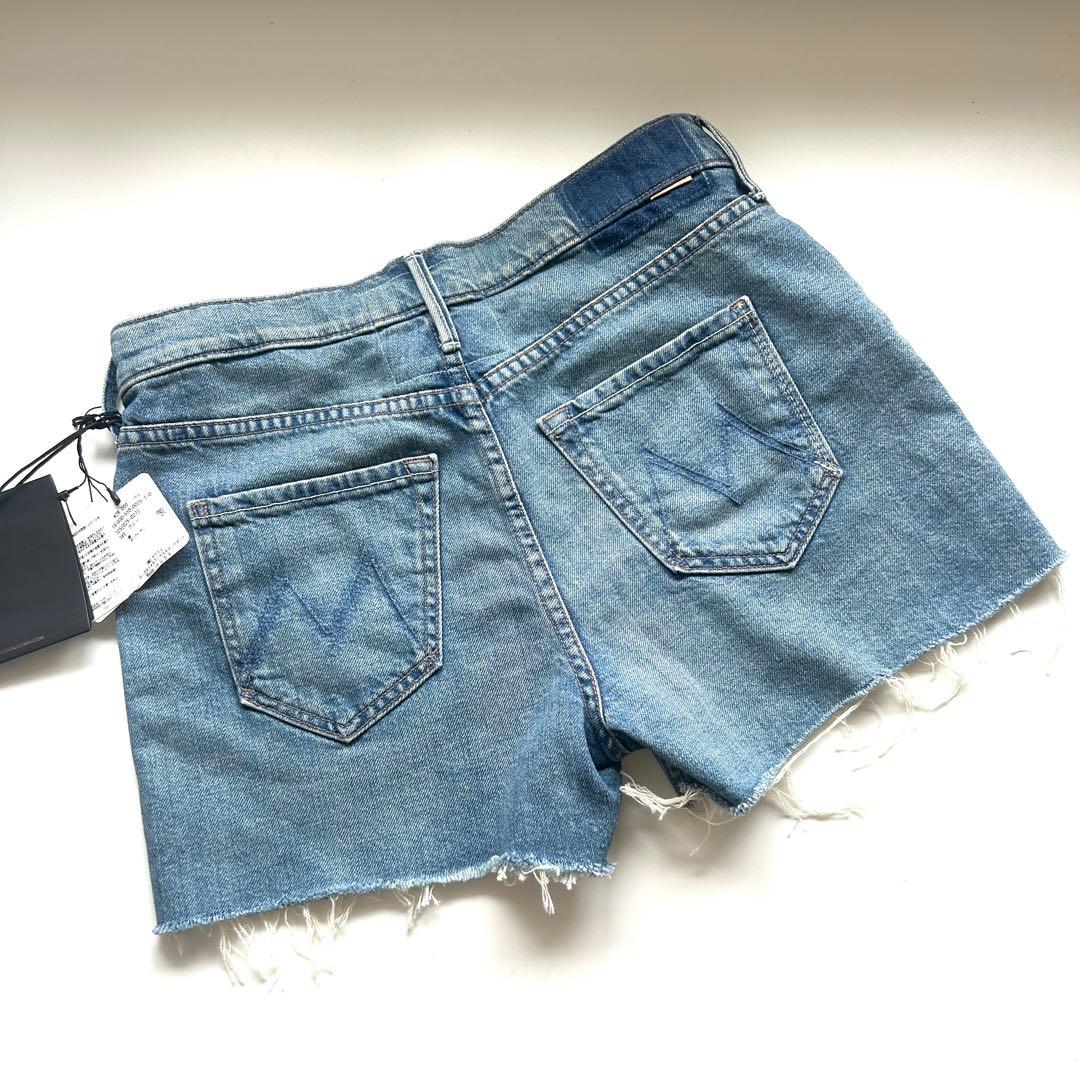 新品！MOTHERDENIM マザー　ドゥーズィエムクラス　デニムショートパンツ