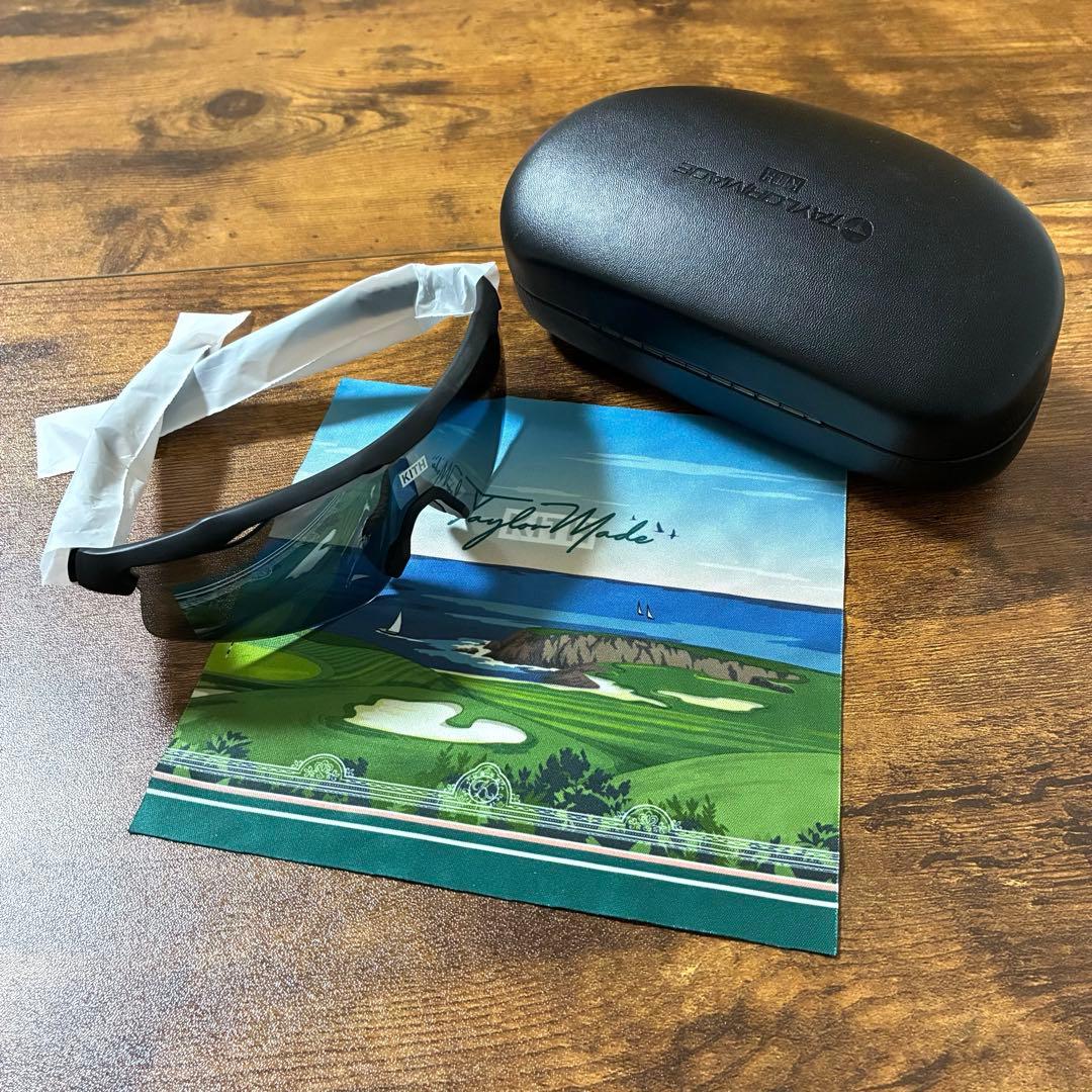 【未使用に近い】Kith × TaylorMadeミラーレンズ サングラス 黒