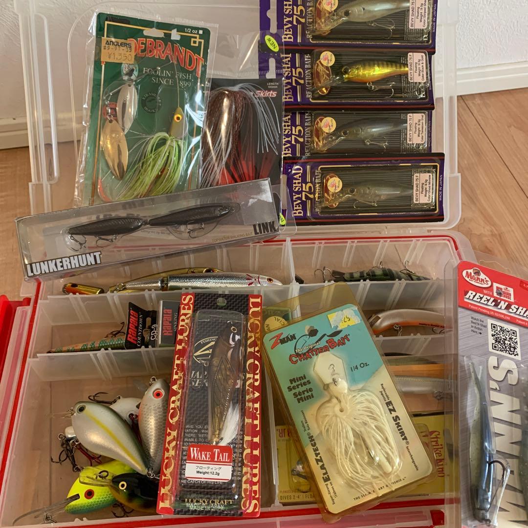 専用！ プラノ　防水タックルボックス　アメリカンルアー　バス釣り引退セット