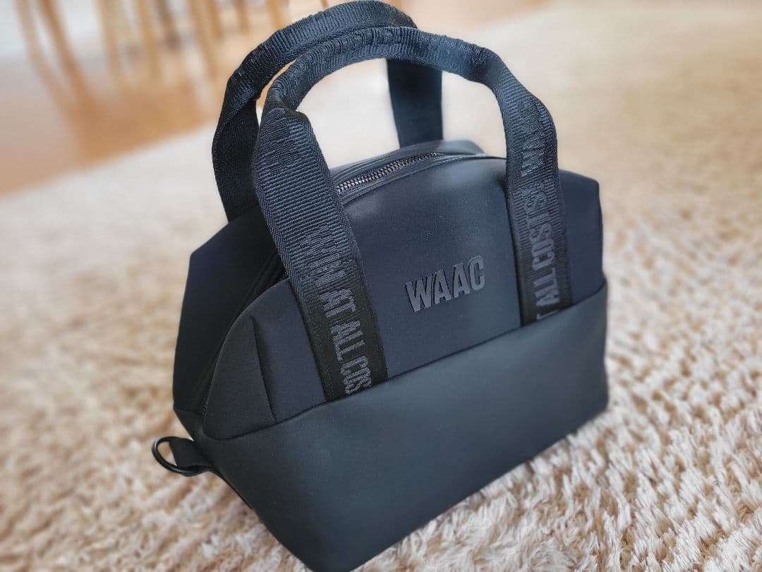 WAAC ブラック ドラムバッグ