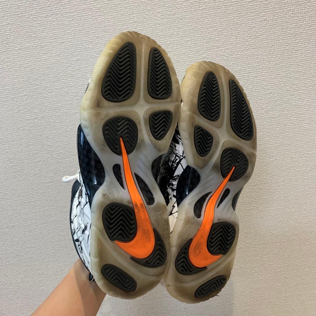 ナイキ エアフォームポジット ワン ブラック/ホワイト トータルオレンジ