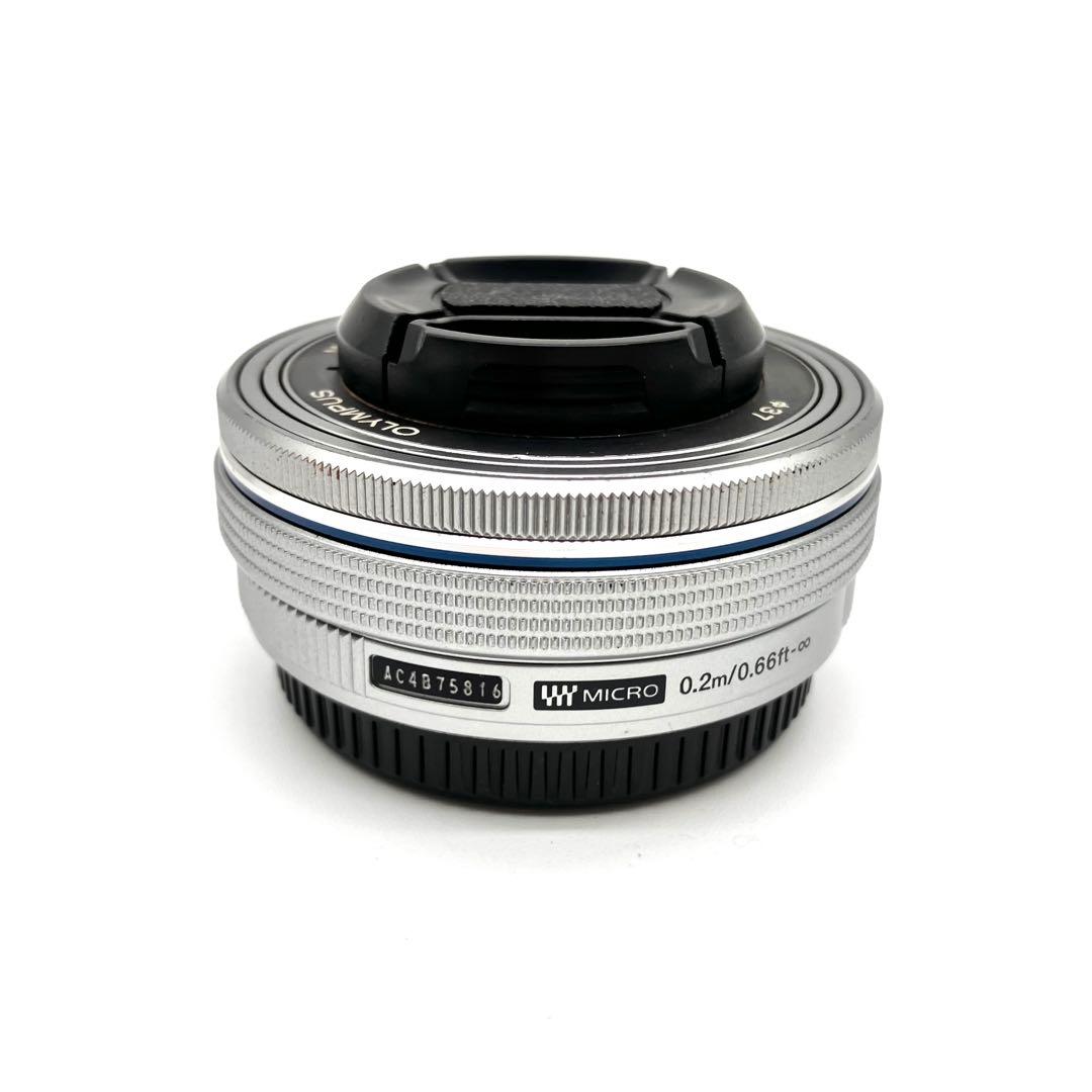 電動パンケーキレンズ　OLYMPUS 14-42mm F3.5-5.6 シルバー