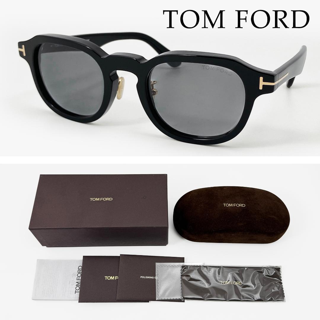 定価7万【極美品】トムフォード サングラス 黒　TF1230-D 日本企画 太縁