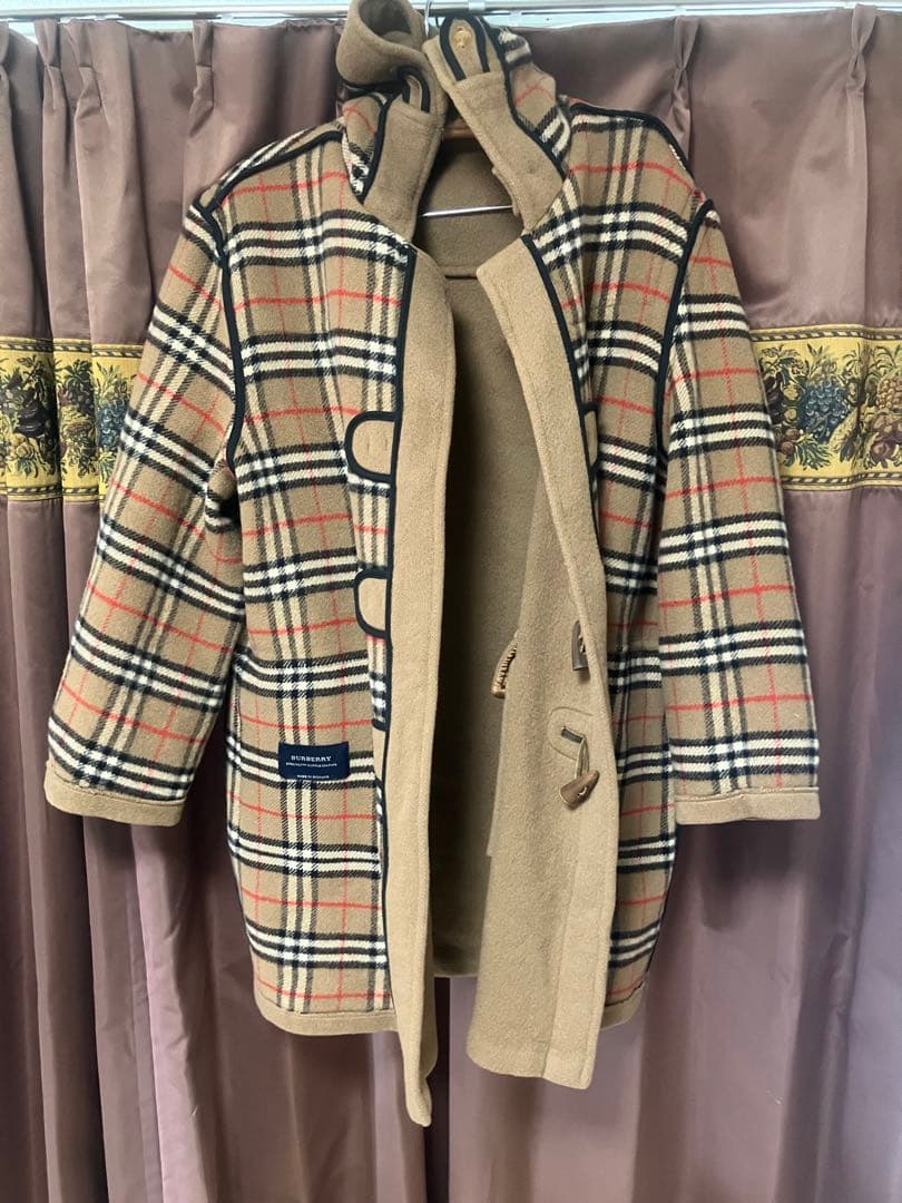 訳ありお買得　BURBERRY ベージュ ノバチェック ダッフルコート