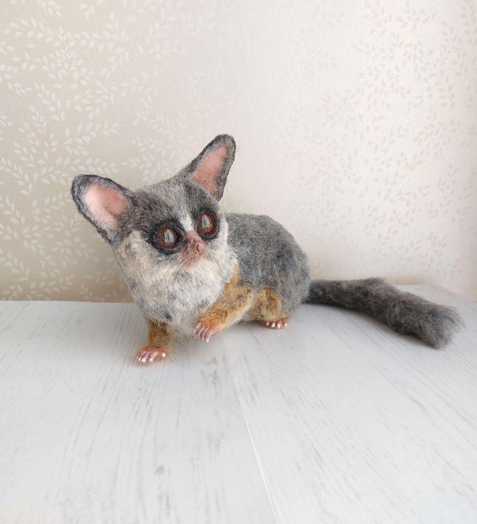 羊毛フェルト　ショウガラゴ