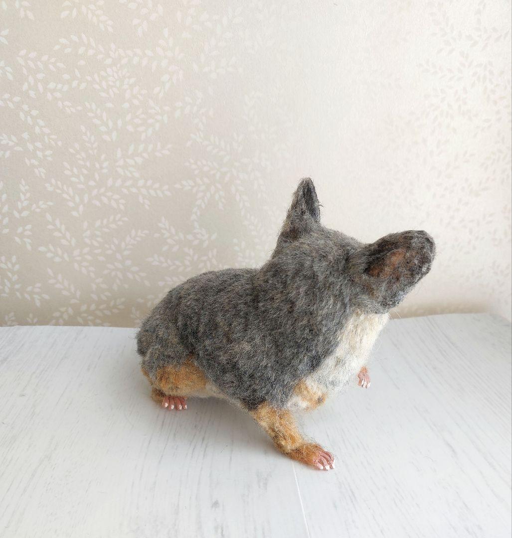 羊毛フェルト　ショウガラゴ