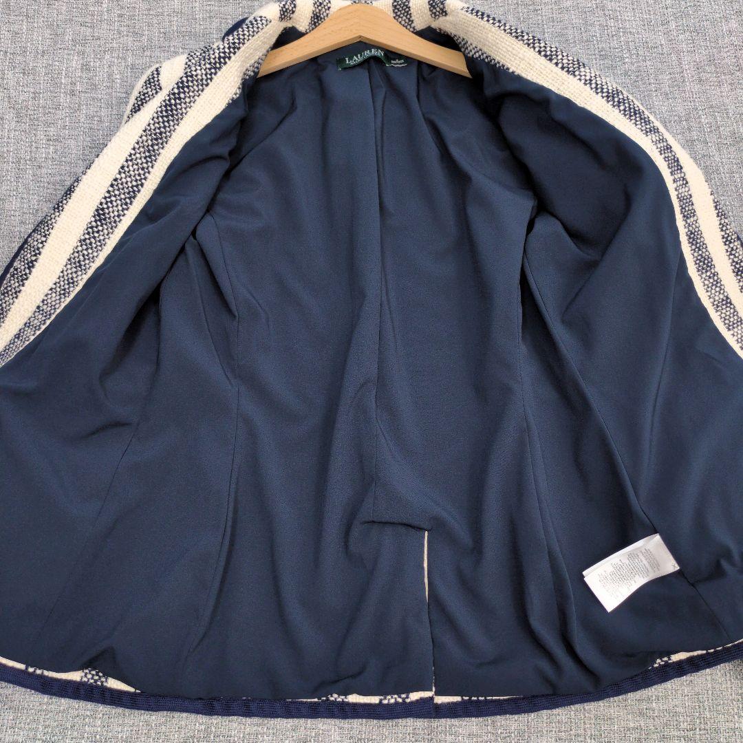 ラルフローレン　近年モデル　エンブレム　ツイードジャケット　金ボタン　未使用