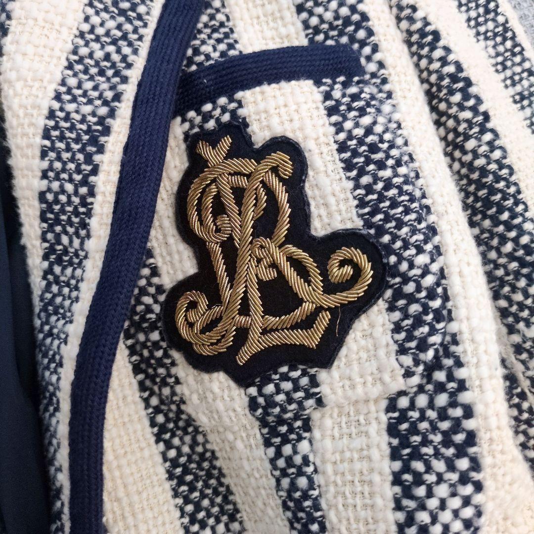 ラルフローレン　近年モデル　エンブレム　ツイードジャケット　金ボタン　未使用