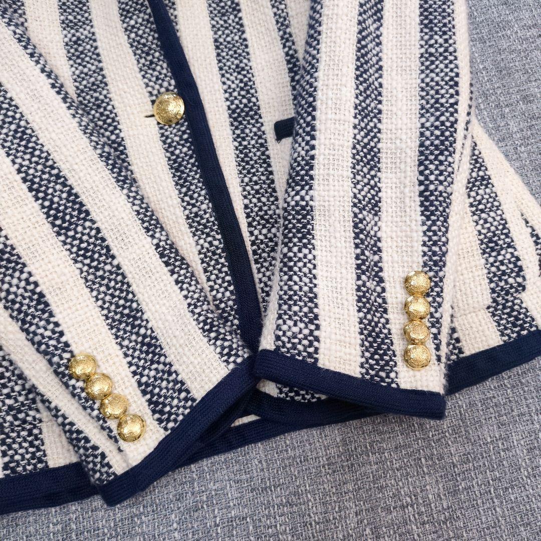 ラルフローレン　近年モデル　エンブレム　ツイードジャケット　金ボタン　未使用