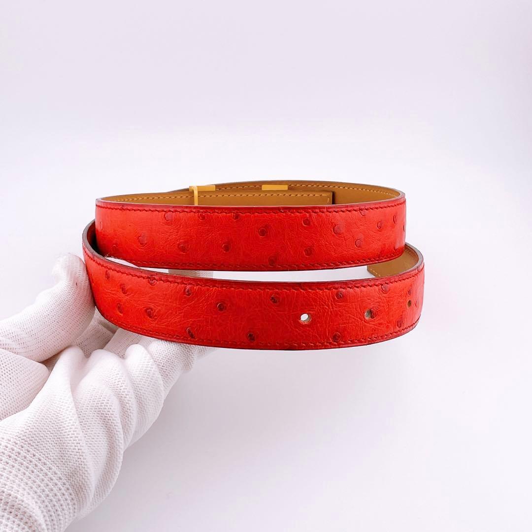 ★エルメス★ ベルト ミニコンスタンス 65 リバーシブル Hバックル OZ