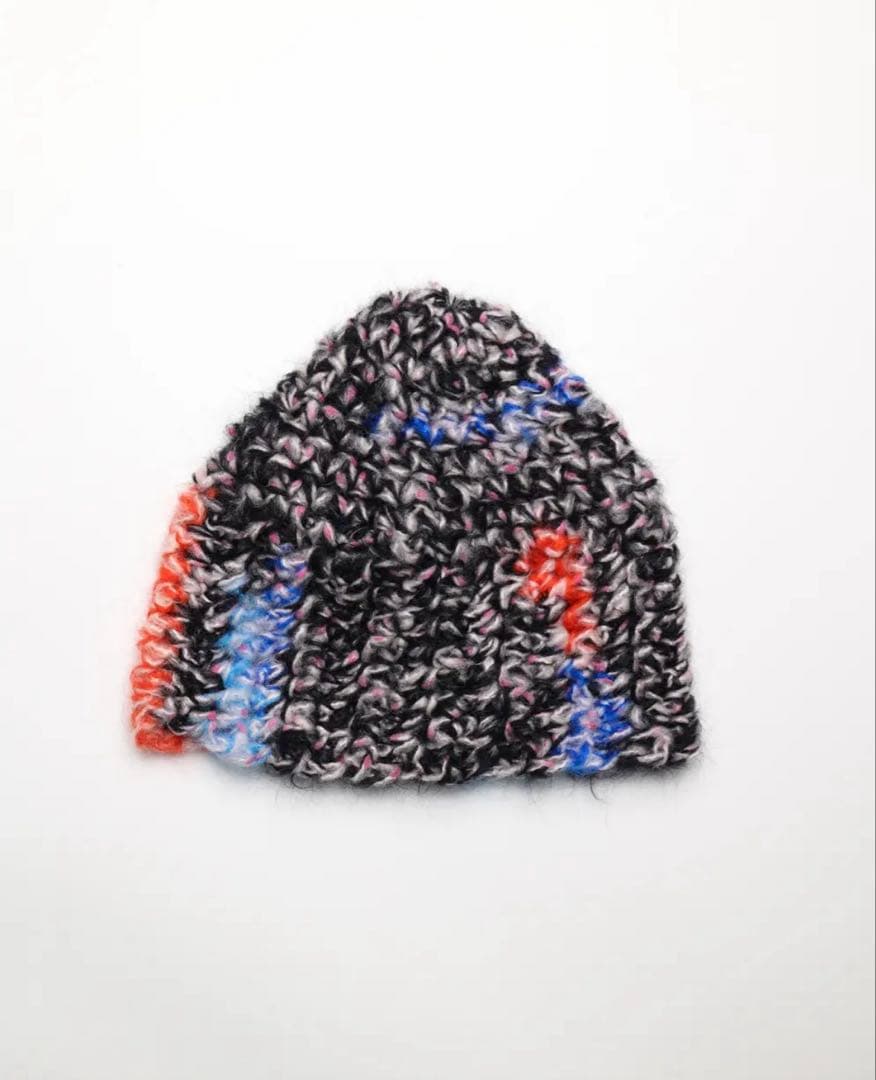apollonstore モヘアビーニー ニット帽 マルチカラー sillage