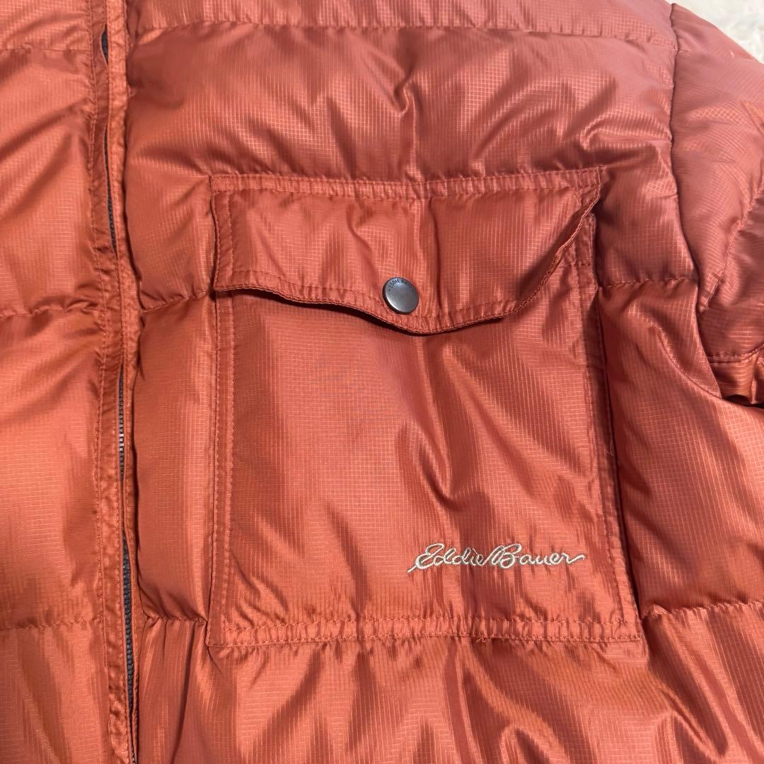 美品Eddie Bauer EB650肉厚リバーシブルダウンジャケットメンズL