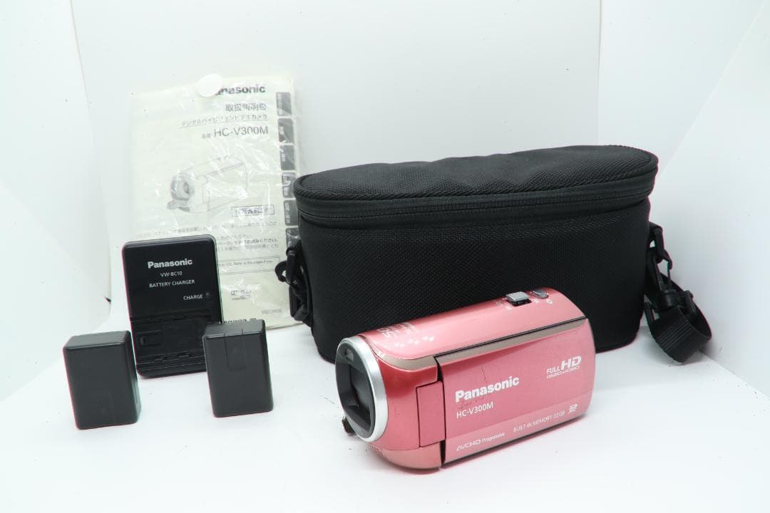 【P2104】 Panasonic HC-V300M ピンク パナソニック