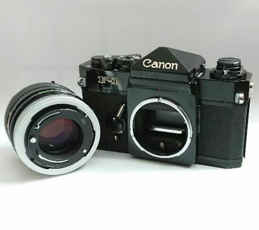 Canon F-1 フィルム一眼レフカメラ 50mmレンズ付き
