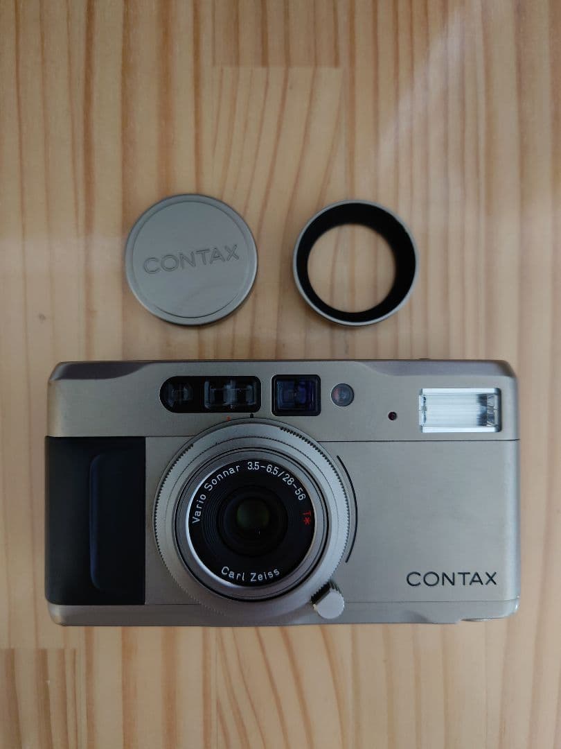 CONTAX コンタックス TVS レンズキャップ フード付き♪