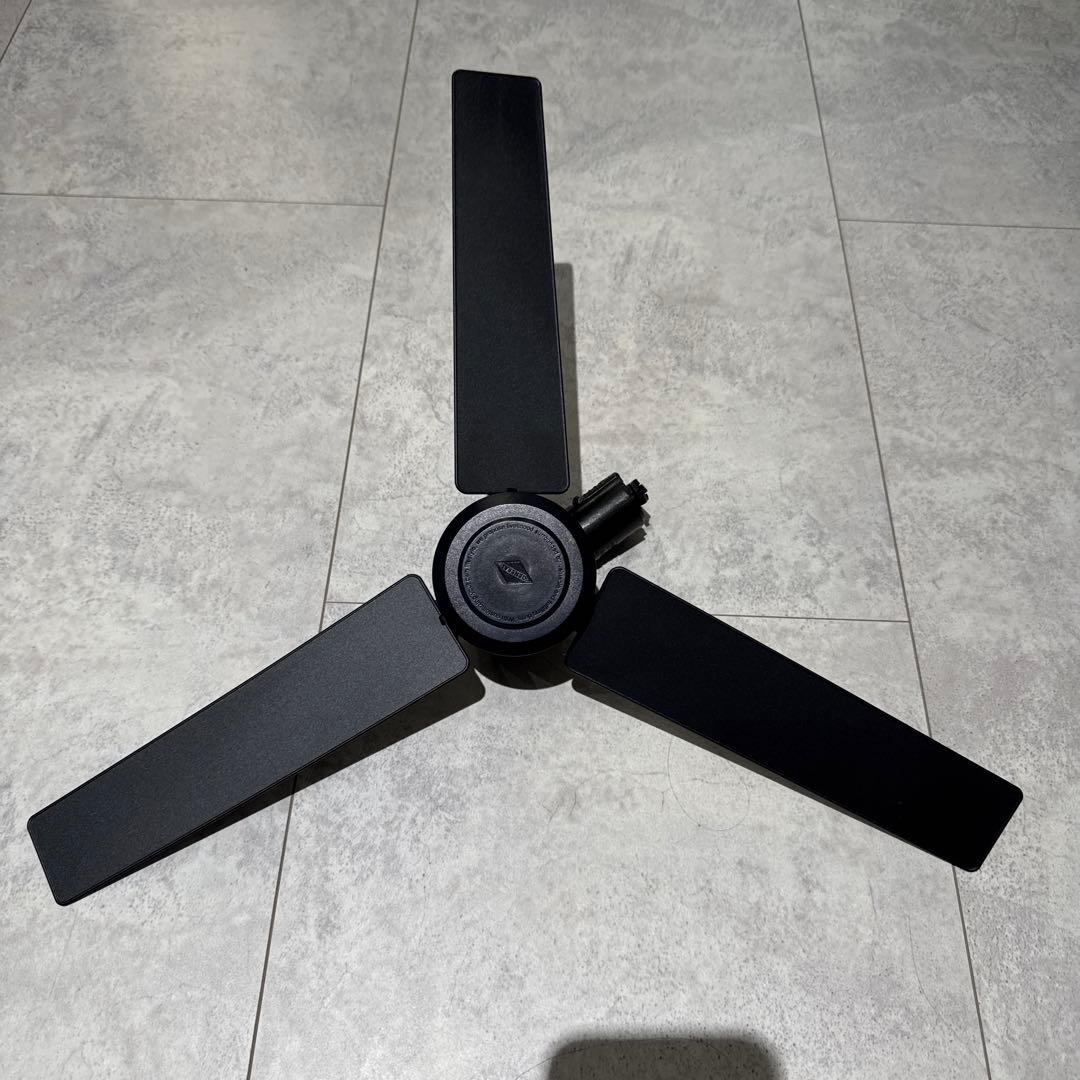 BRID レールファン DC plus 50 黒 サーキュレーター