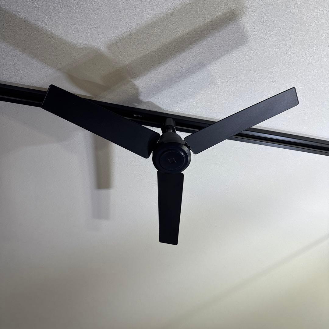 BRID レールファン DC plus 50 黒 サーキュレーター