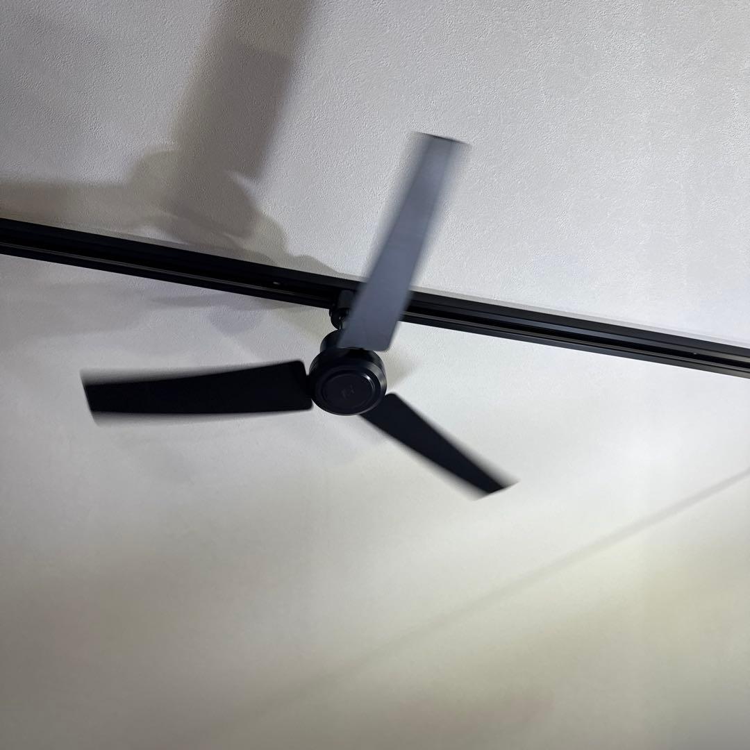 BRID レールファン DC plus 50 黒 サーキュレーター