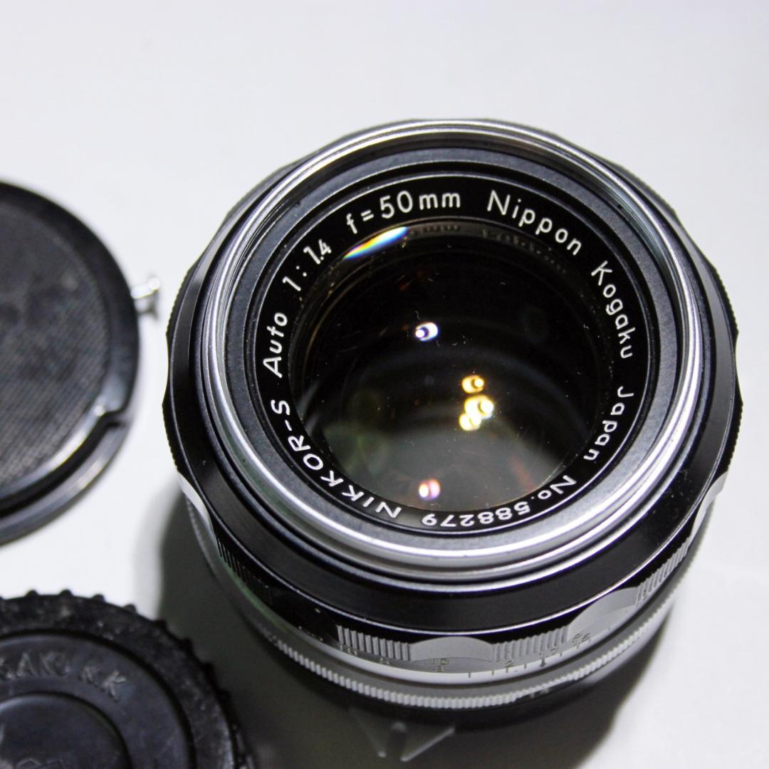 Nikkor-S Auto 50mm f1.4 レンズ 付属品あり