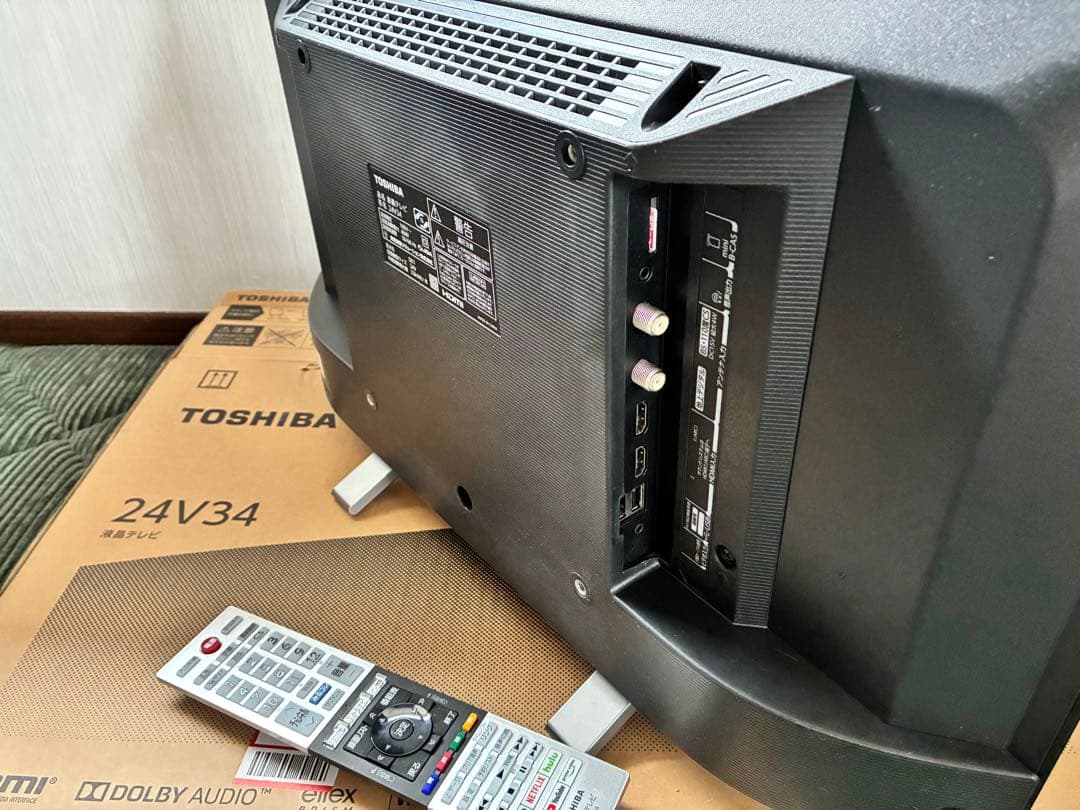 TOSHIBA 24V34 液晶テレビ 本体【中古美品】