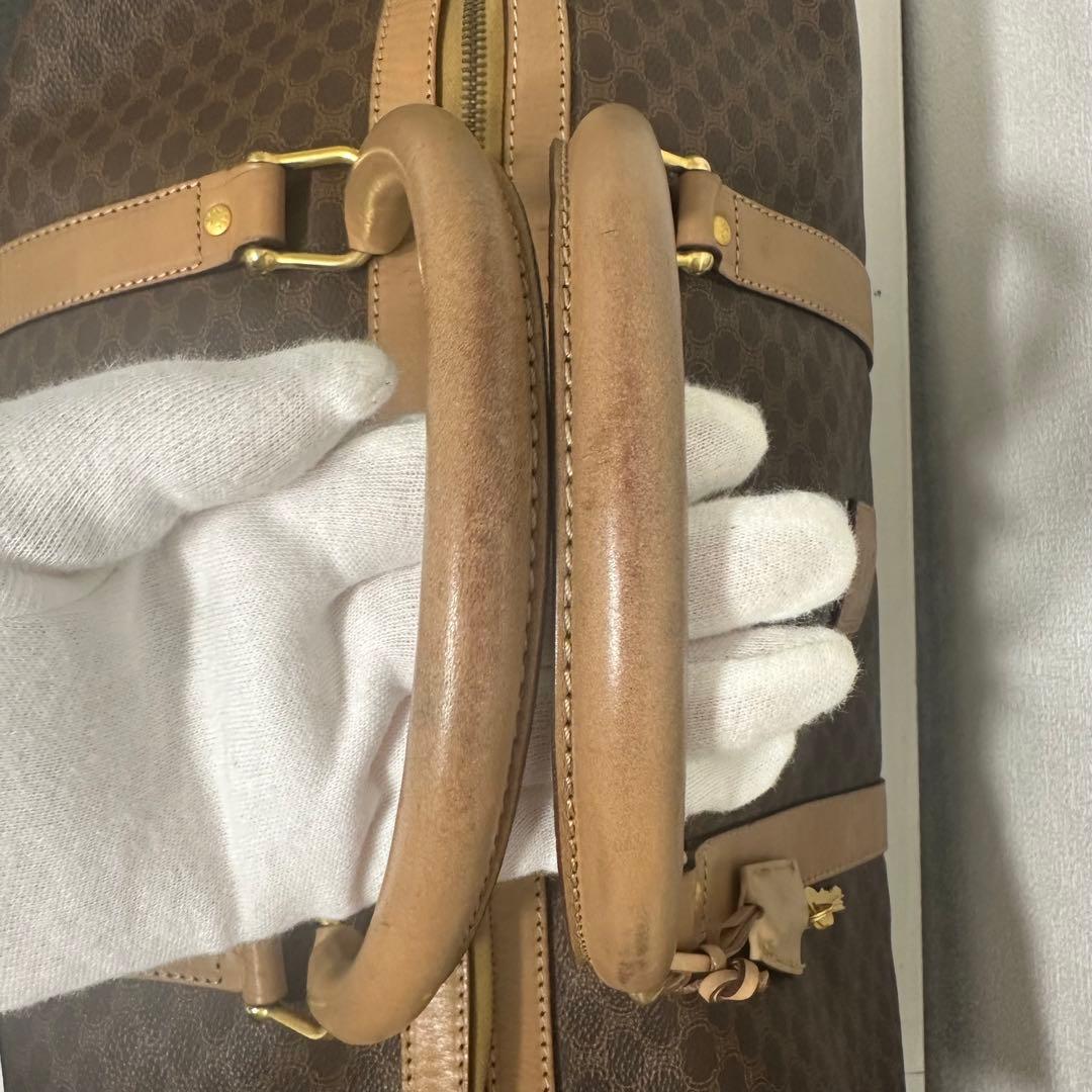 CELINE セリーヌ マカダム柄 ボストンバッグ