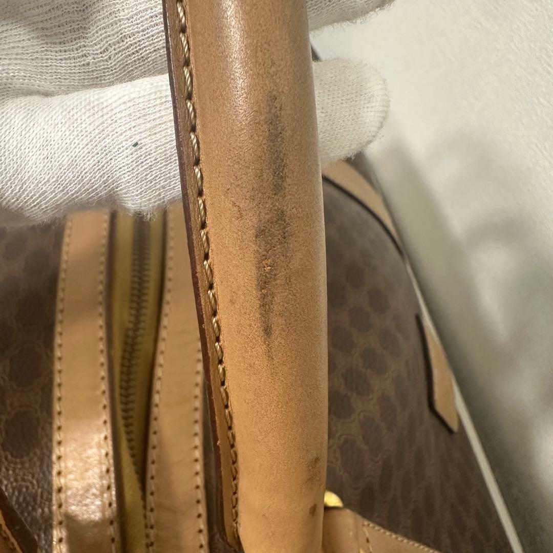 CELINE セリーヌ マカダム柄 ボストンバッグ